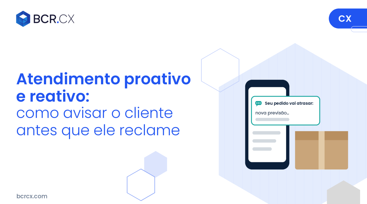 Empresa avisando o cliente sobre atraso de pedido antes da reclamação