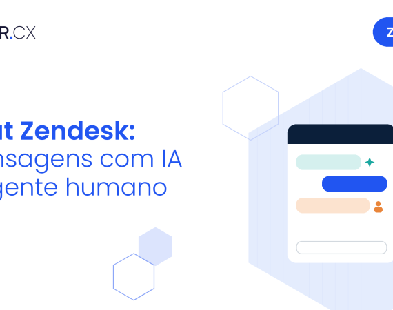 Chat Zendesk: mensagens com IA e agente humano