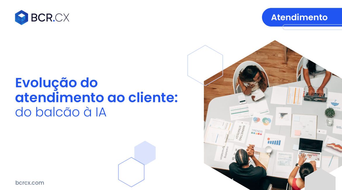 Evolução do atendimento ao cliente do balcão à IA